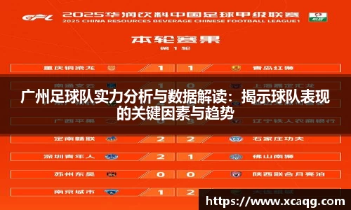 广州足球队实力分析与数据解读：揭示球队表现的关键因素与趋势
